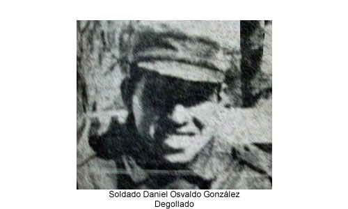 Soldado Daniel Osvaldo González